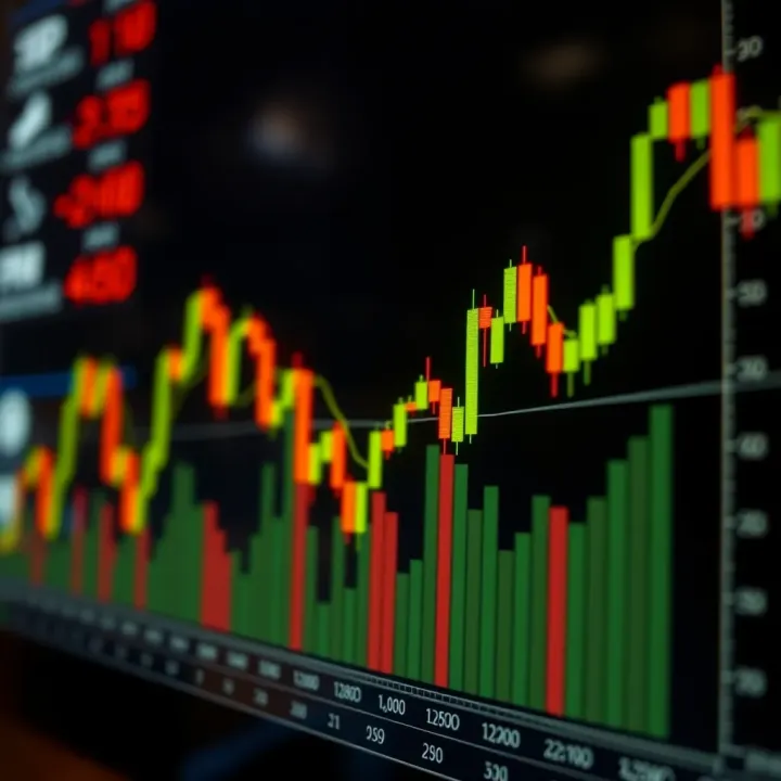 Bearish candlestick pattern illustrating a descending price trend in financial markets