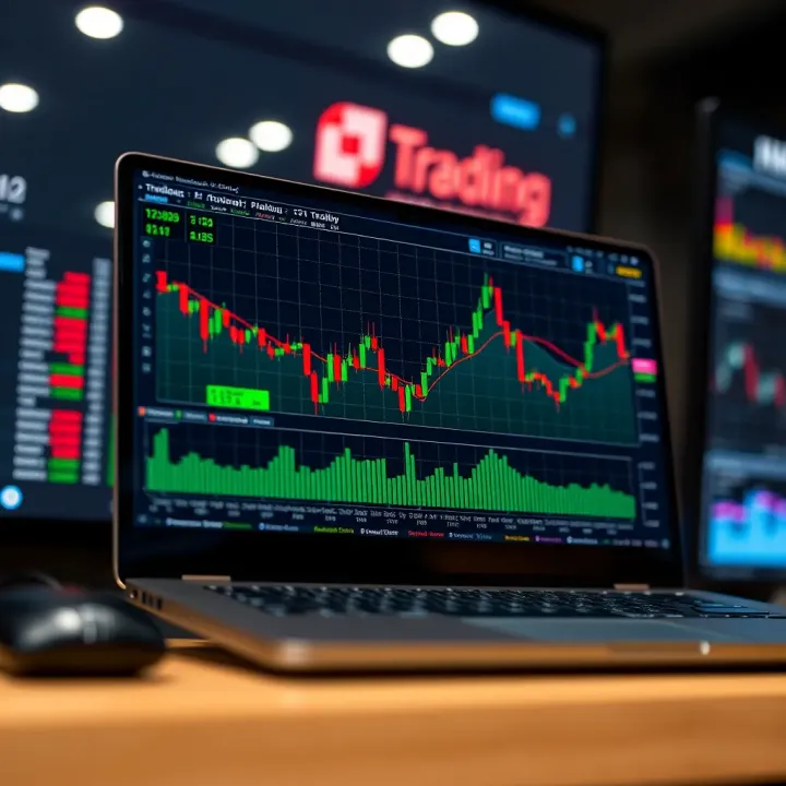 User-friendly trading platform interface showcasing charts and real-time market data