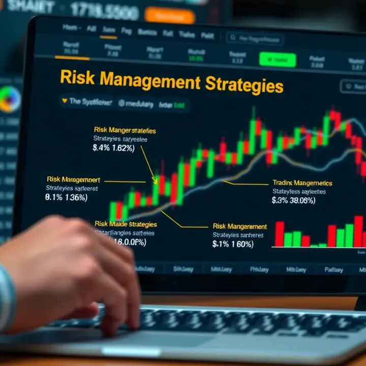 Diagram showing risk management strategies for trading binary options