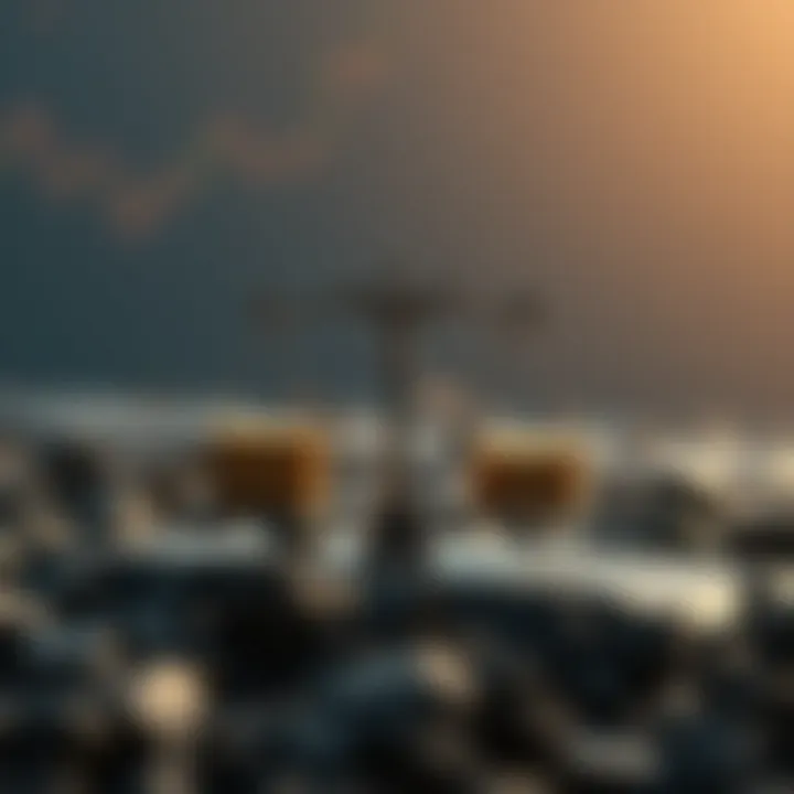 Visual representation of risk and reward balance in binary options investment strategy