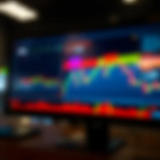 Graph displaying the concept and mechanics of binary options trading in Colombia