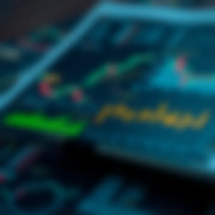 Financial report with fundamental indicators like earnings, revenue graphs, and economic data