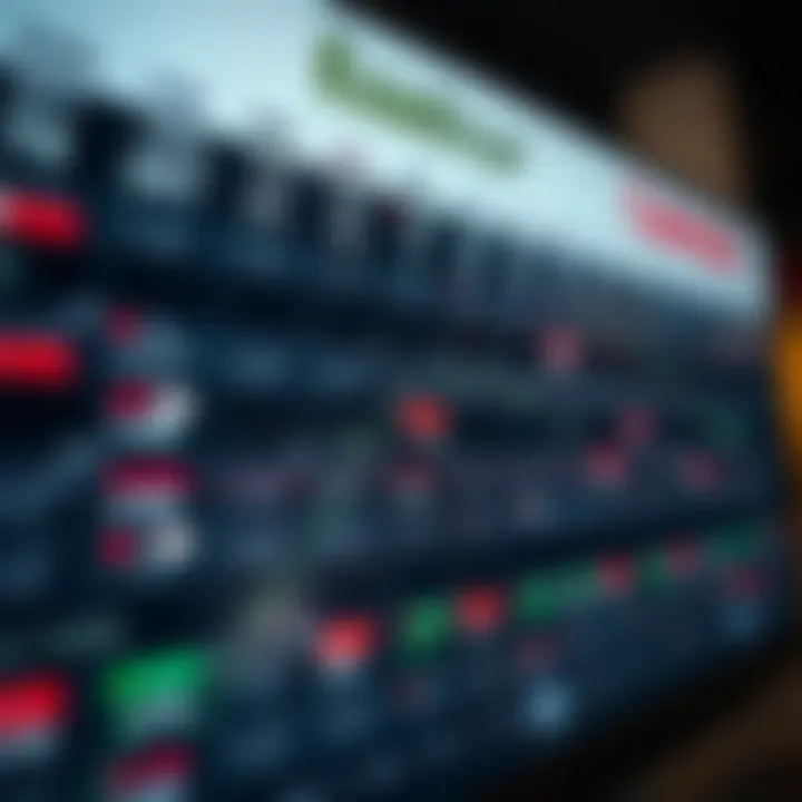 Calendar displaying upcoming economic events relevant to forex trading