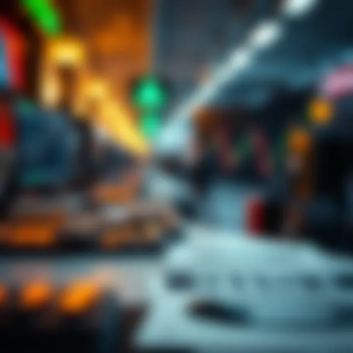 Conceptual illustration of risk management strategy in binary options investment