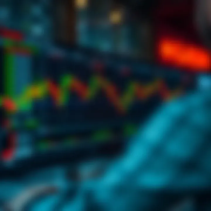 Trading platform interface displaying currency pairs and educational resources