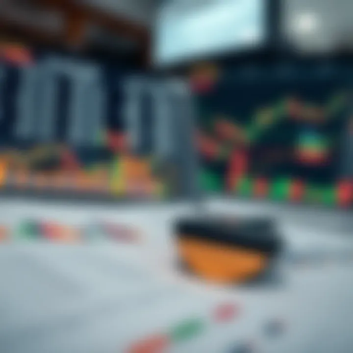 Charts displaying company financial statements and economic data for fundamental investment evaluation