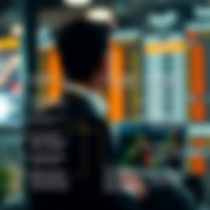 Graphic showing key investment strategies and risk management tips for binary options trading