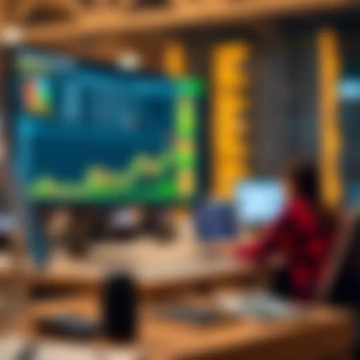 Illustration of secure online trading platforms recommended for binary options investors