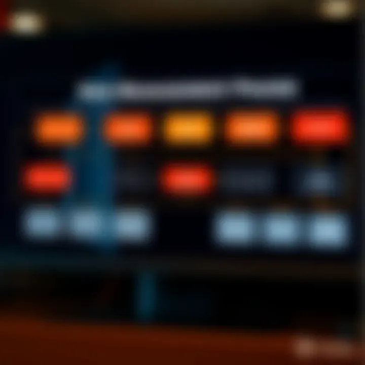 Flowchart illustrating risk management phases from hazard detection to continuous evaluation