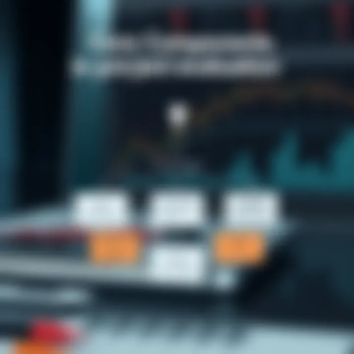 Diagram showing the key elements and workflow of technical analysis in project evaluation