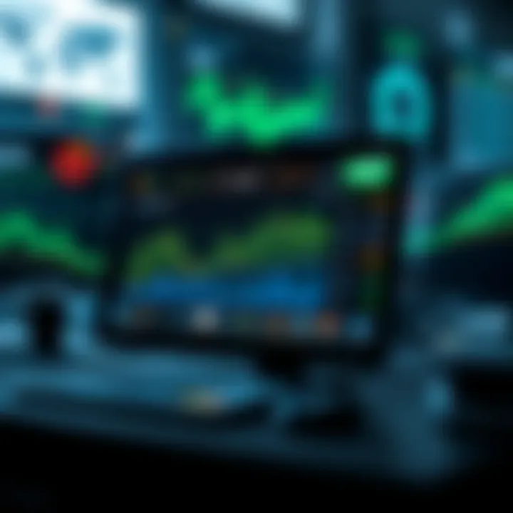 Representation of financial technology tools used for monitoring and mitigating credit risk in lending operations