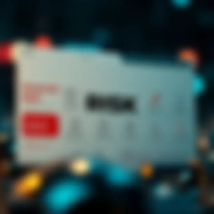 Visual representation of diverse risk categories including financial, operational, and strategic risks