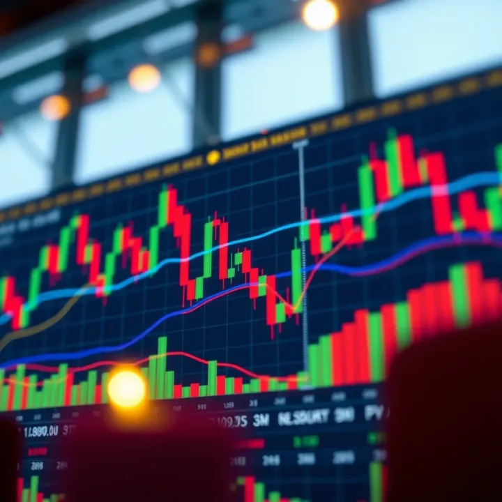 Trading chart illustrating application of candlestick strategies to improve decision making in synthetic indices
