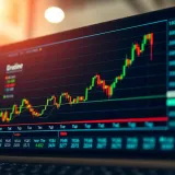 Graph showing the trend of asset prices in binary options trading