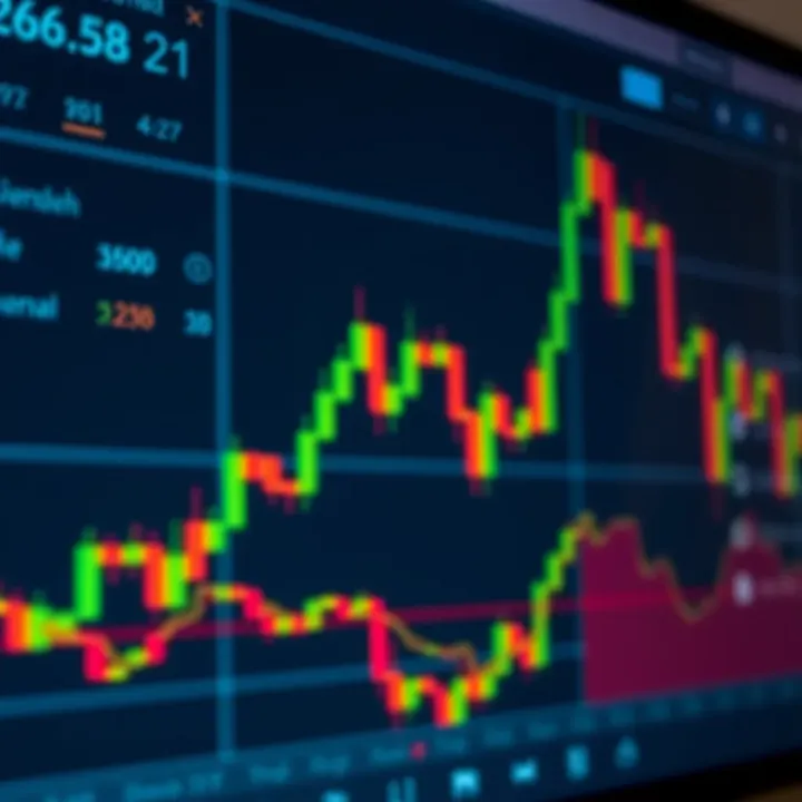 Different types of candlestick patterns showing bullish and bearish signals in trading charts