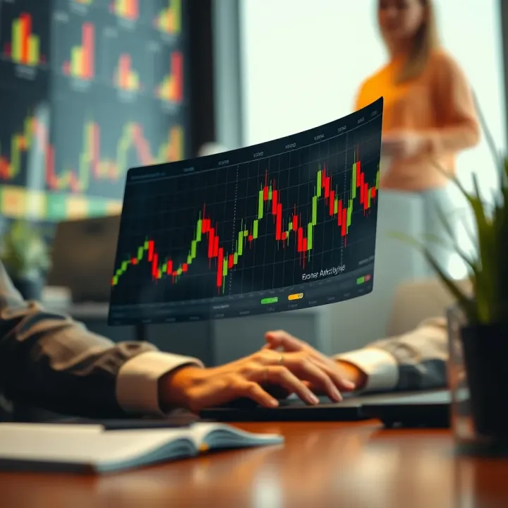 Visual representation of forex copy trading showing a trader’s strategy being replicated on multiple accounts