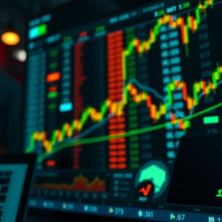 Illustration of a trader's portfolio connected to multiple investors replicating trades
