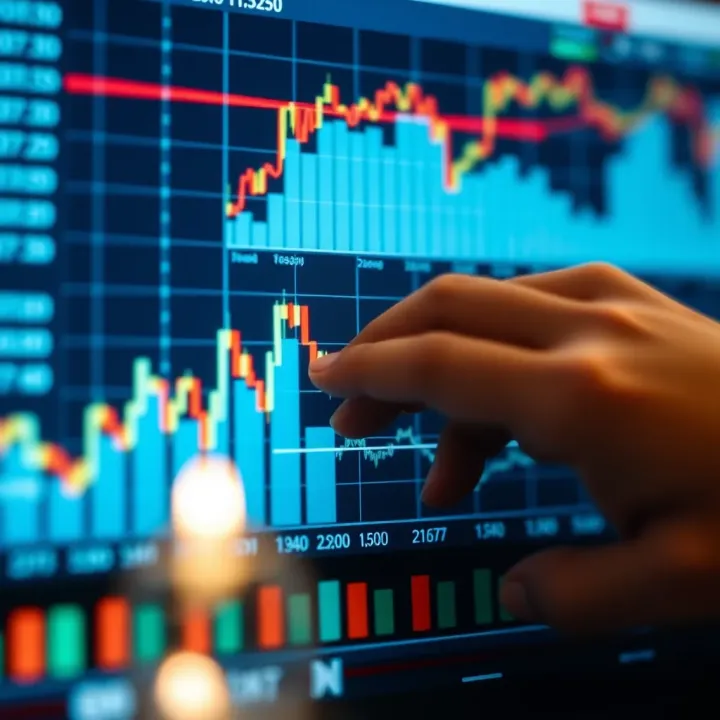 Impact of Economic Indicators on Colombian Financial Markets Graph showing the impact of economic indicators on Colombian financial markets