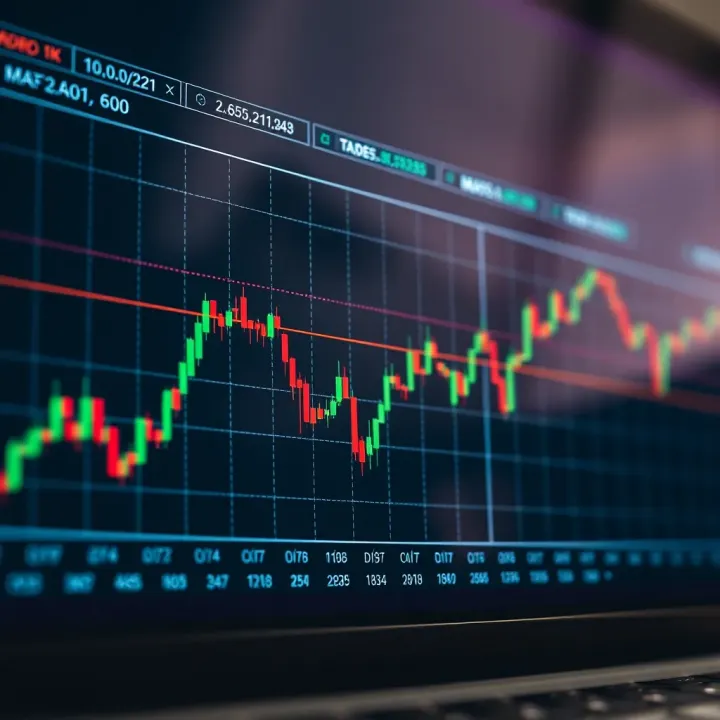 Graph showing the replication of trades from an experienced trader to a beginner investor