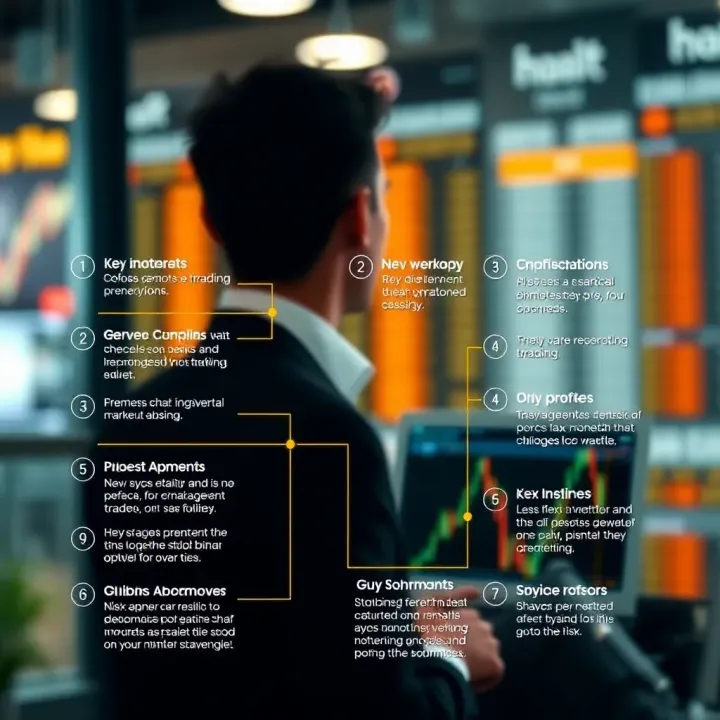 Investment Strategies and Risk Management in Binary Options Graphic showing key investment strategies and risk management tips for binary options trading