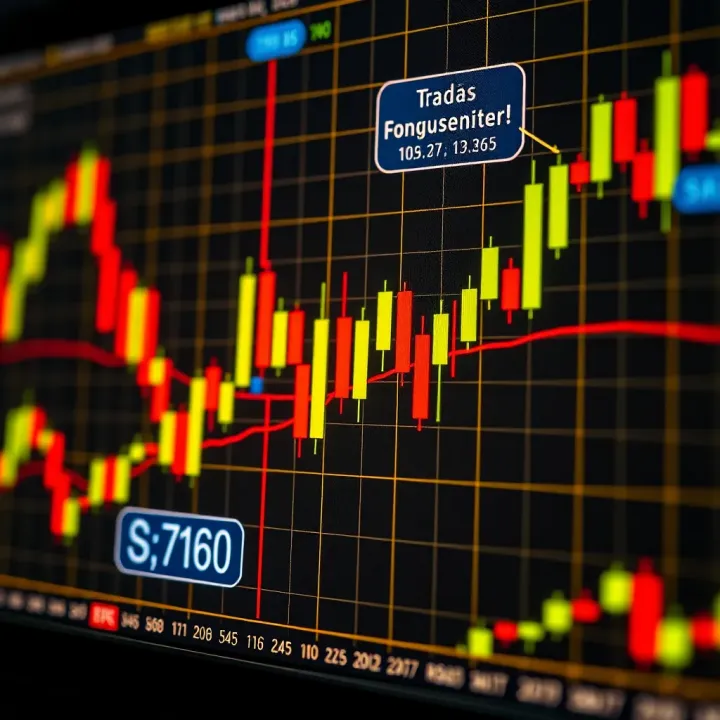 Japanese candlestick chart showing bullish engulfing pattern indicating potential trend reversal
