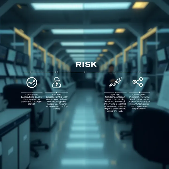 Diagram illustrating the stages of identifying potential risks in a business environment