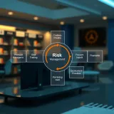 Diagram illustrating the components of a risk management system for organizations