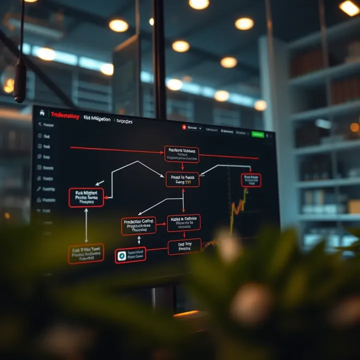 Effective Risk Mitigation Techniques for Successful Project Delivery Flowchart showing risk mitigation strategies in project execution