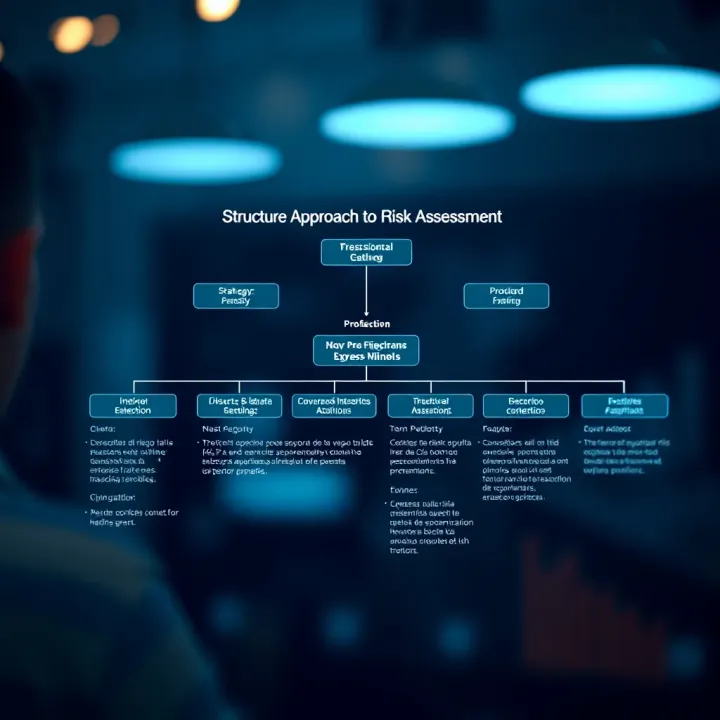 Structured Approach to Risk Assessment and Strategy Implementation Flowchart showing structured approach to risk assessment and strategic implementation in professional advisory settings