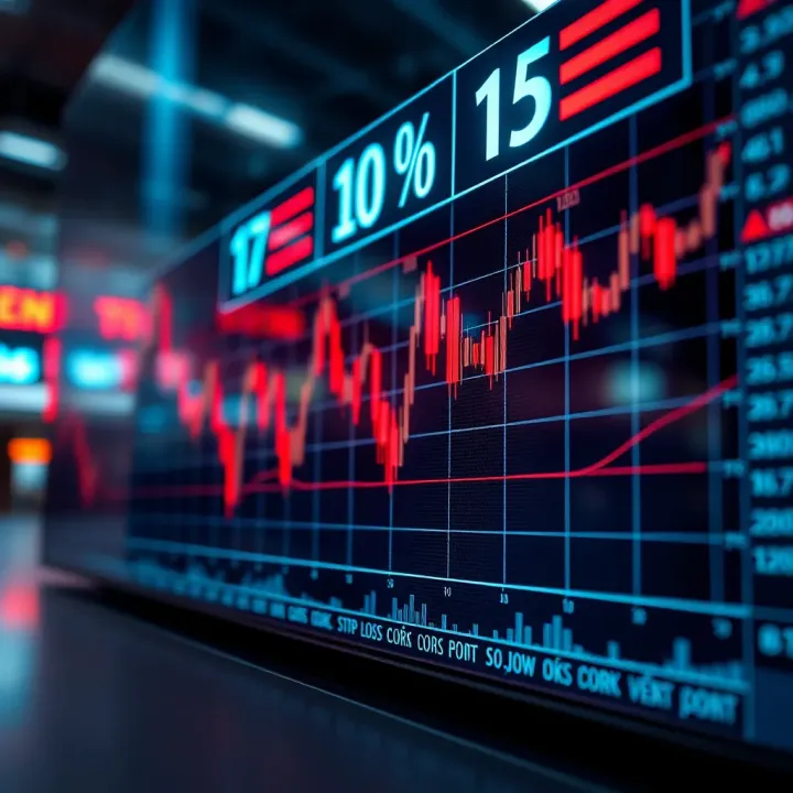 Risk Management Techniques for Swing Trading Graph depicting risk management strategies with stop-loss and profit targets in stock trading