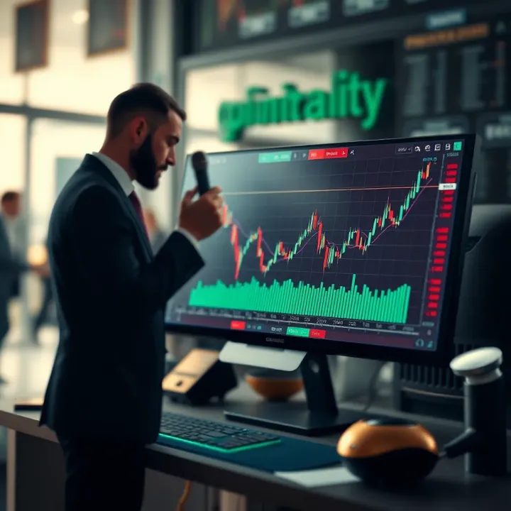 Chart illustrating tools and risk management techniques for swing trading