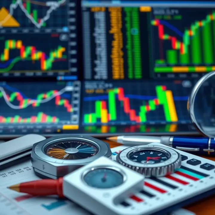 Key Tools for Technical Analysis in Financial Markets Various technical analysis tools and charts used to predict financial market trends